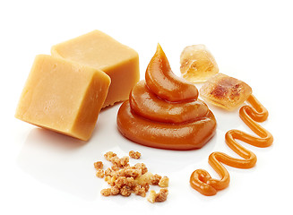 Image showing various kinds of caramel