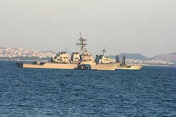 Image showing two warships