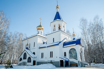 Image showing temple in honor of icon of God Mother. Tyumen