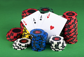 Image showing Poker Chips 