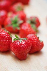 Image showing Fresh strawberries