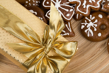 Image showing Christmas cakes close up