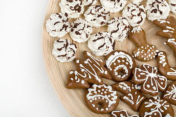 Image showing Christmas cakes close up