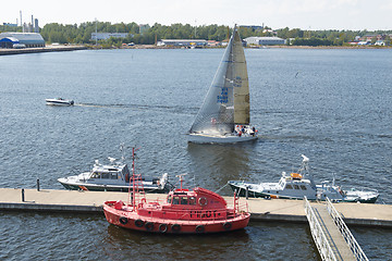 Image showing Kotka harbor in Finland