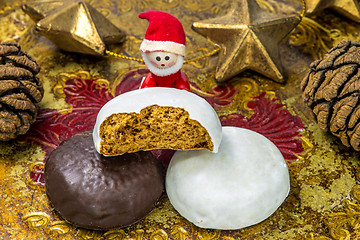 Image showing German Christmas cake Pfeffernuss