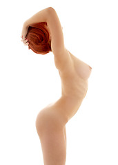 Image showing classical nude picture of healthy redhead