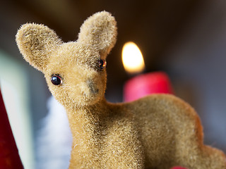 Image showing Deer from a Christmas wreath