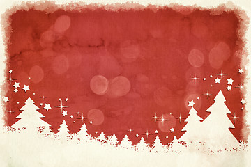 Image showing red christmas