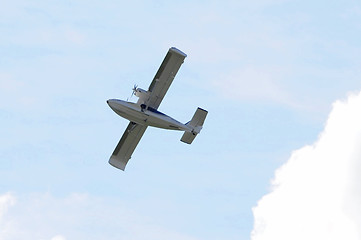 Image showing The Orion SK-12 amphibian in flight.