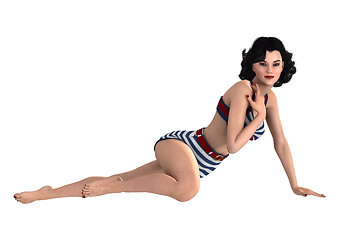 Image showing Pinup Girl