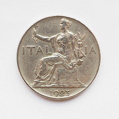 Image showing Old Italian coin