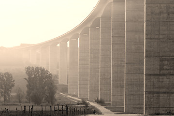 Image showing Large highway viaduct ( Hungary)