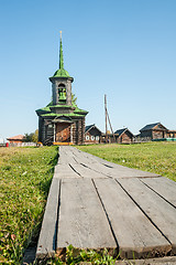 Image showing Efsima's and Savvatiya Solovetskikh chapel. Russia