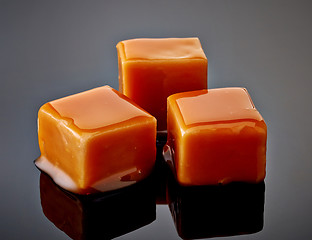 Image showing caramel candies