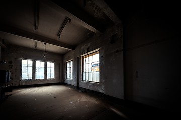 Image showing Dark and abandoned place