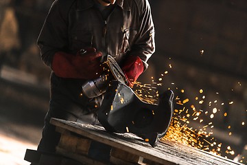 Image showing Industrial Worker at the factory