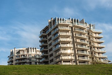 Image showing Texture of a building outdoors