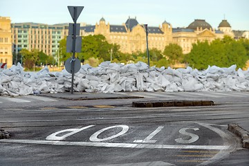 Image showing Background with tire marks