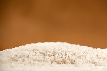 Image showing White rice background