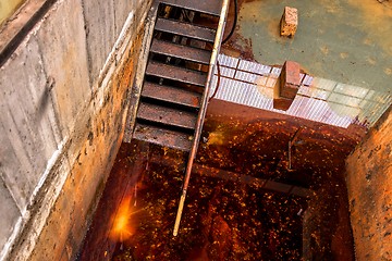 Image showing Polluted water in tank