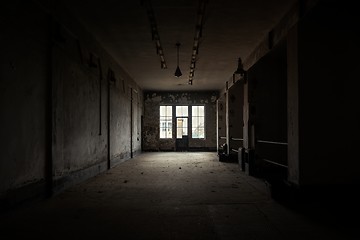 Image showing Dark and abandoned place