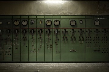 Image showing Electricity distribution hall in metal industry