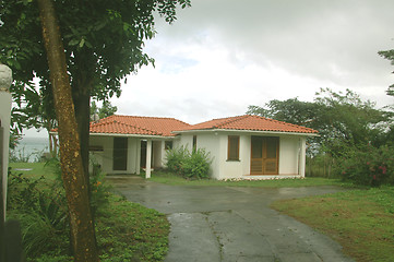 Image showing beach front villa