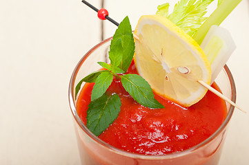 Image showing fresh tomato juice