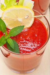 Image showing fresh tomato juice