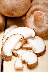 Image showing shiitake mushrooms