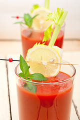 Image showing fresh tomato juice