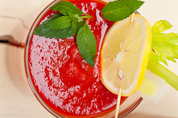 Image showing fresh tomato juice