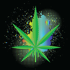 Image showing cannabis icon