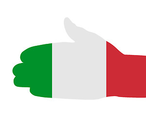 Image showing Italian Handshake