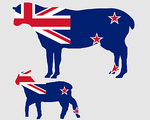 Image showing New Zealands sheeps