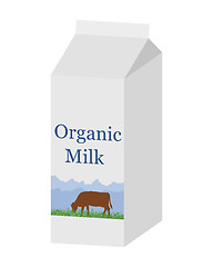 Image showing Bio milk carton