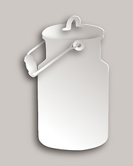 Image showing Milk can