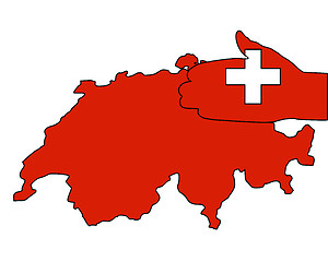 Image showing Welcome to Switzerland 