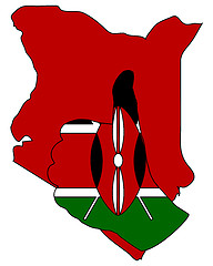 Image showing Kenya hand signal