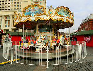 Image showing Childrens Carousel