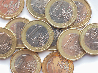 Image showing Euro coins