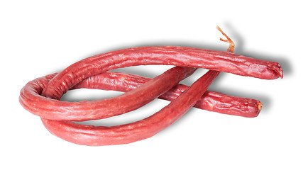 Image showing Long Thin Smoked Sausage