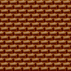 Image showing Seamless surface chocolate. Delicious brown background