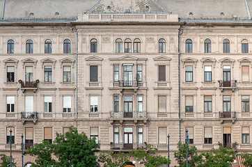 Image showing Closeup photo of a building