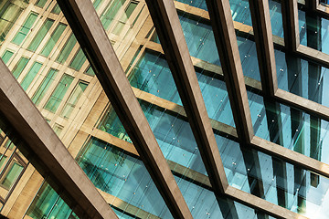 Image showing Abstract picture of a modern building