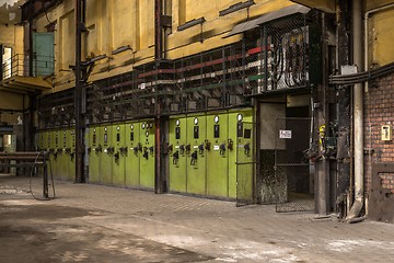 Image showing Electricity distribution hall in metal industry