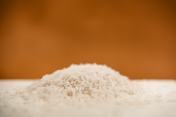 Image showing White rice background