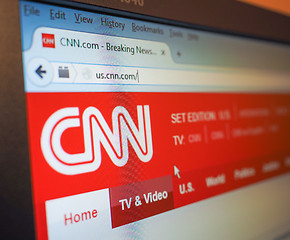 Image showing CNN Home Page