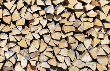 Image showing  Wood pile