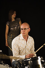 Image showing drummer playing